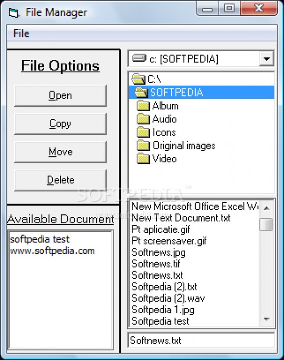 Gazz File Manager screenshot