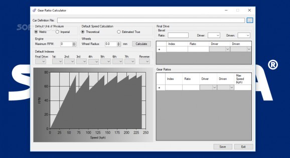 Gear Ratio Calculator screenshot