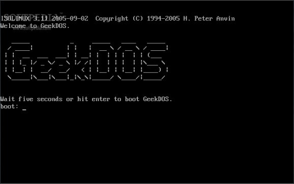 GeekDOS screenshot
