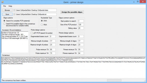Gemi - primer design screenshot