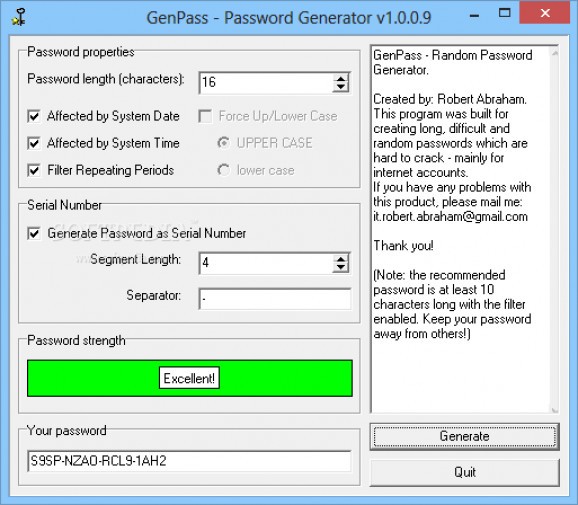 GenPass - Password Generator screenshot