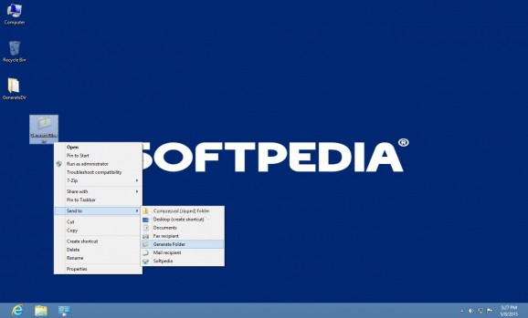 Generate Folder screenshot