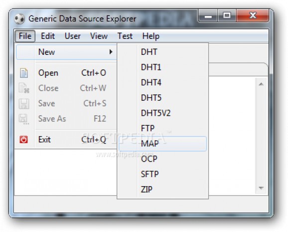 Generic Data Source Explorer screenshot