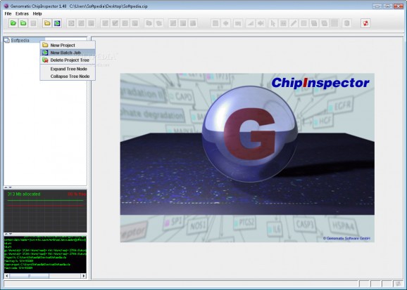 Genomatix ChipInspector screenshot
