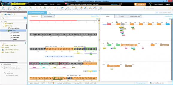 Genome Compiler screenshot