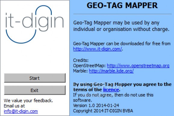 Geo-Tag Mapper screenshot