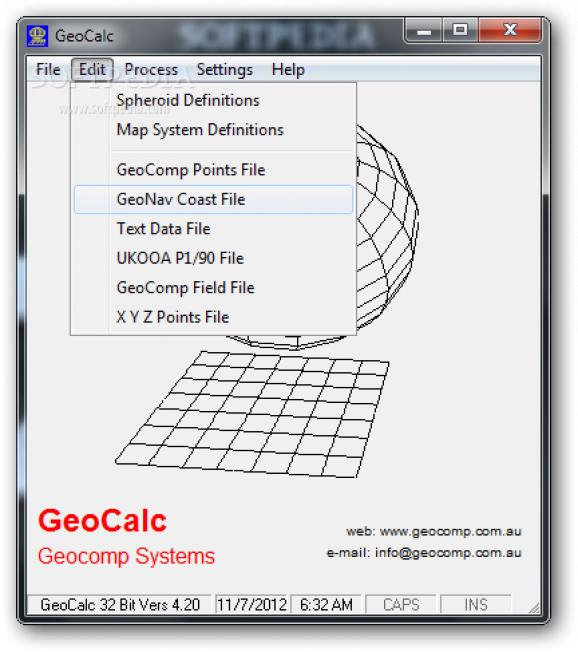 GeoCalc screenshot