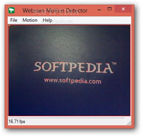 WebCam Motion Detector screenshot