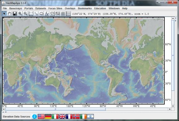 GeoMapApp screenshot