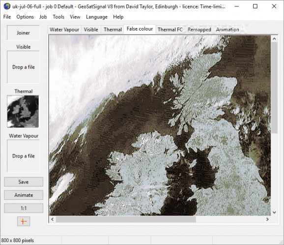 GeoSatSignal screenshot