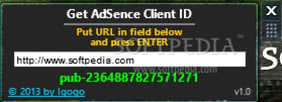 Get AdSense Client ID screenshot