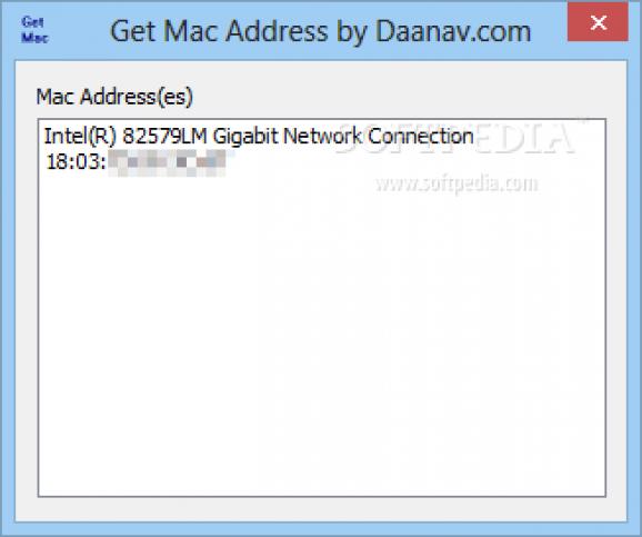 Get Mac Address screenshot