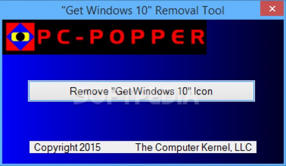 "Get Windows 10" Removal Tool screenshot