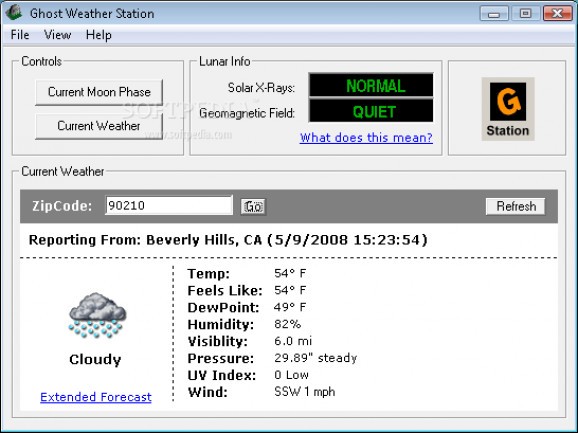 Ghost Weather Station screenshot