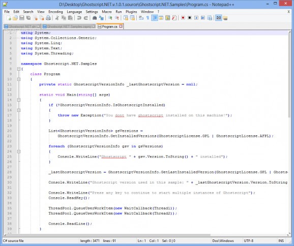Ghostscript.NET screenshot