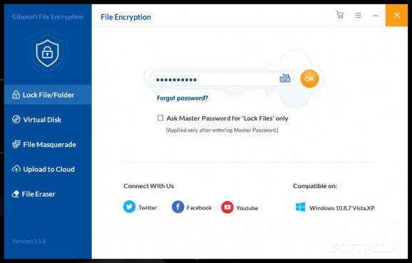 Gihosoft File Encryption screenshot