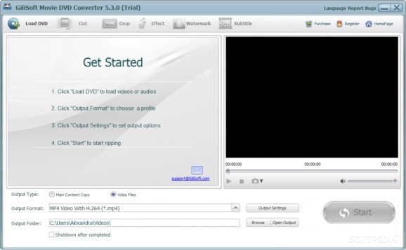 Gilisoft Movie DVD Converter screenshot