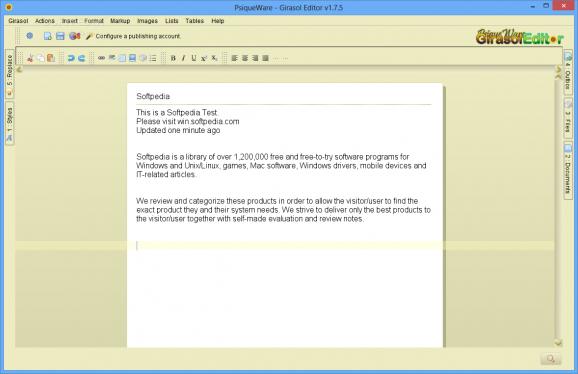 Girasol Editor screenshot
