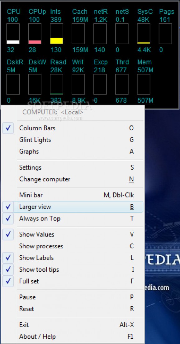 Glint - Computer activity monitor screenshot