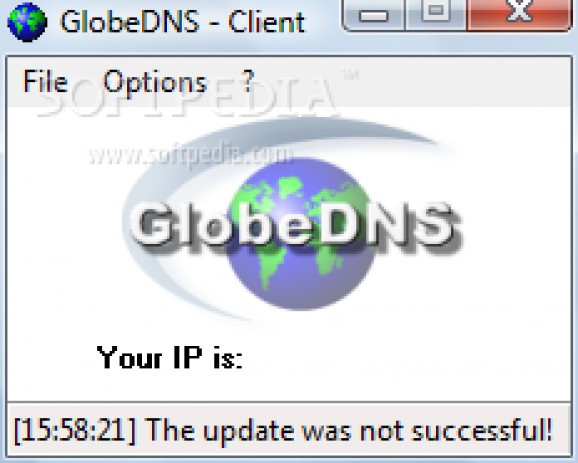 GlobeDNS Client screenshot