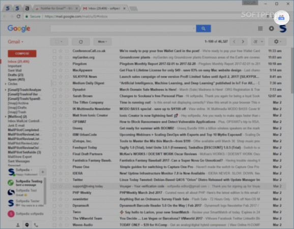 Gmail Notifier for Chrome screenshot