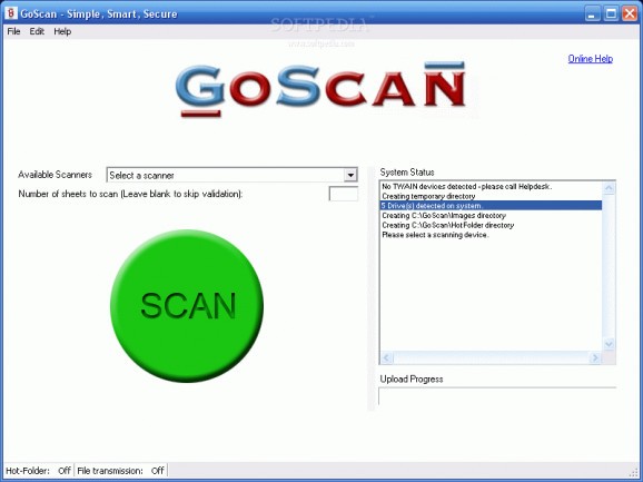 GoScan screenshot