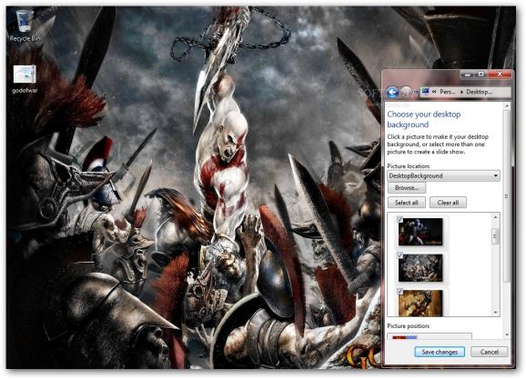 God of War Windows 7 Theme screenshot