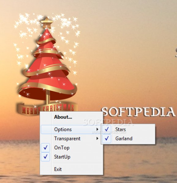 Golden Christmas Tree screenshot