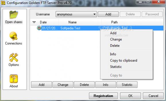 Golden FTP Server Pro screenshot