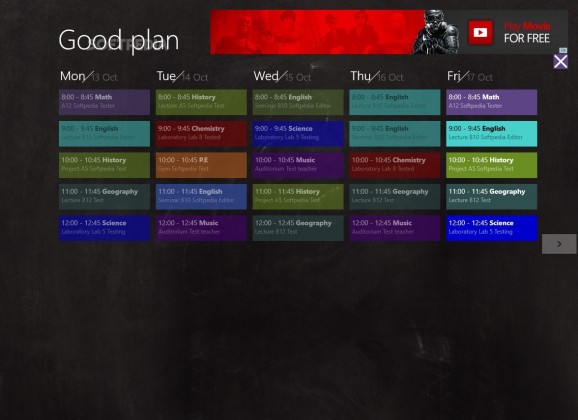 Good plan for Windows 8/10 screenshot