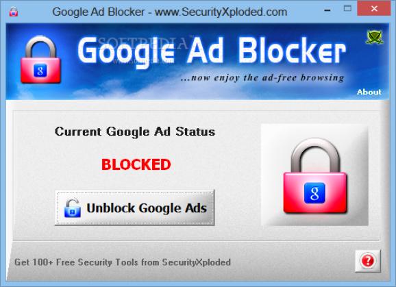 Portable Google Ad Blocker screenshot