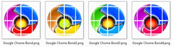 Google Chrome icon pack screenshot