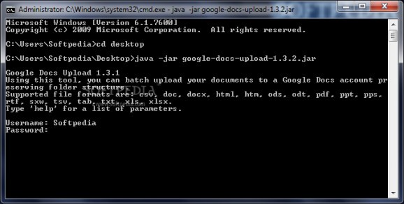 Google Docs Batch Upload screenshot