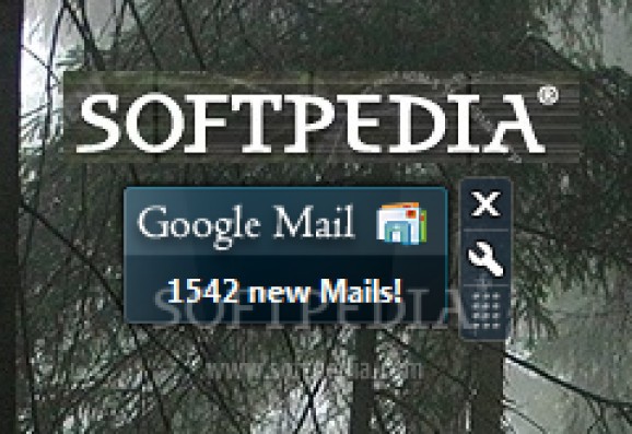 Google Mail – Sidebar Gadget screenshot