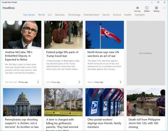 GNews - Google News Reader screenshot
