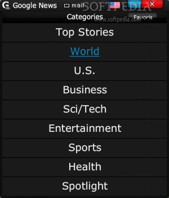 Google News Reader screenshot