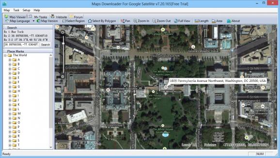 Maps Downloader For Google Satellite screenshot