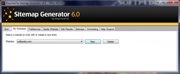 KeyLimeTie Sitemap Generator screenshot