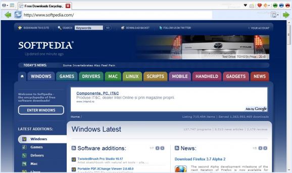 Goona Browser screenshot