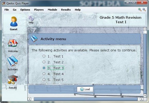 Grade 5 Math Revision Test I screenshot