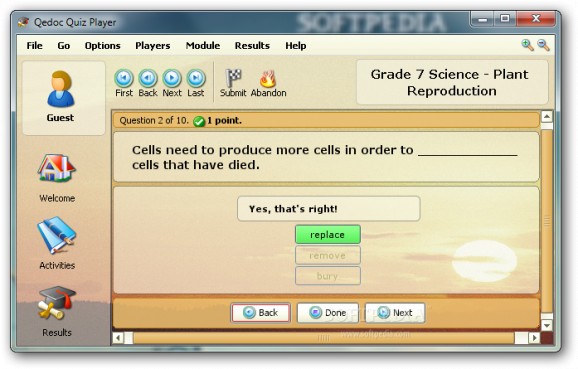 Grade 7 Science - Plant Reproduction screenshot
