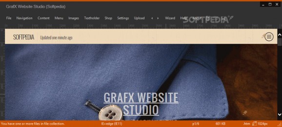 GrafX Website Studio screenshot