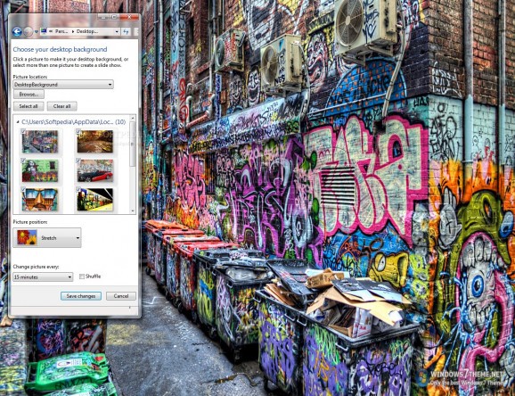 Graffiti Art Windows 7 Theme screenshot