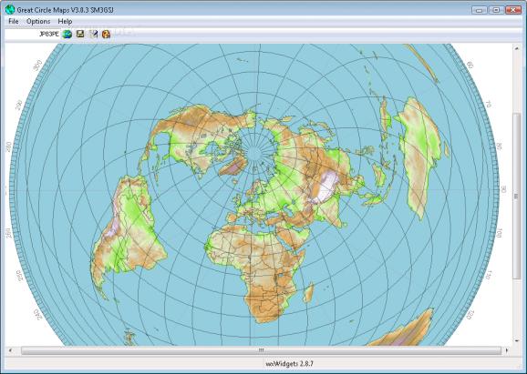 Great Circle Maps screenshot