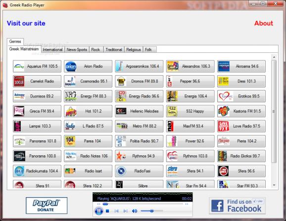 Greek Radio Player screenshot