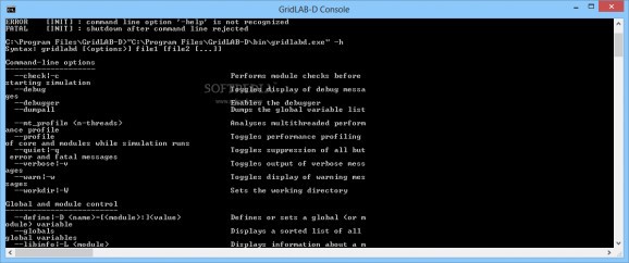 GridLAB-D screenshot