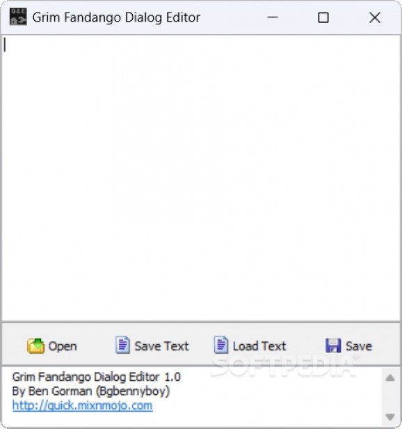 Grim Fandango Dialog Editor screenshot