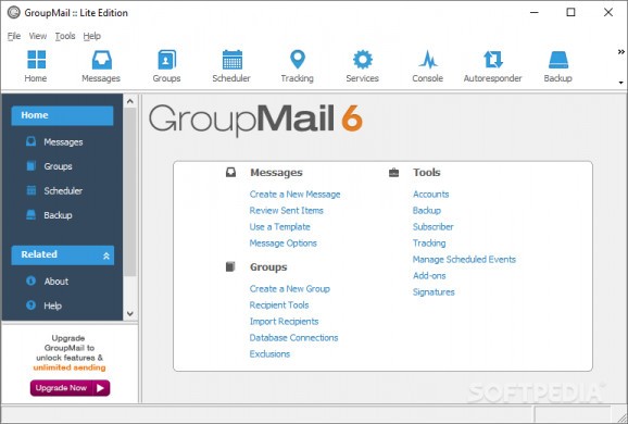 GroupMail Personal Edition screenshot