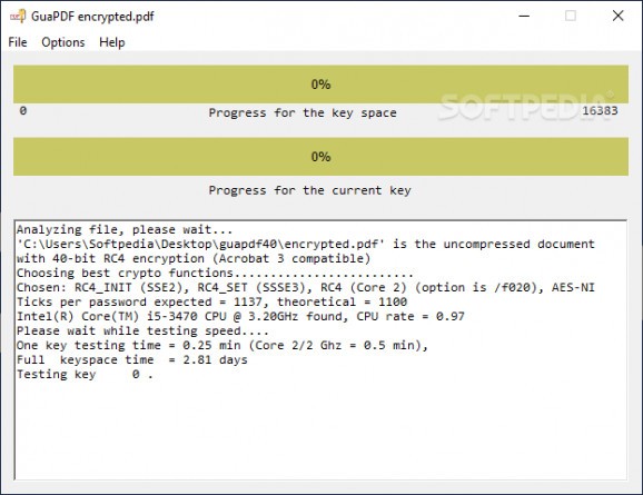 Guaranteed PDF Decryptor screenshot