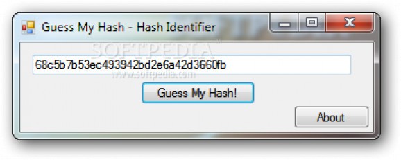 Guess my Hash - Hash Identifier screenshot